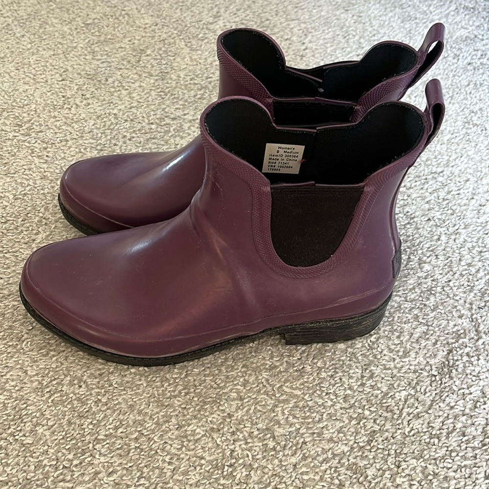 Purple LL Bean Wellies